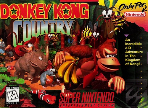 Snes super nintendo donkey - [snes],